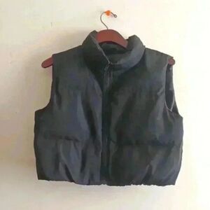 Black Puffer Vest
